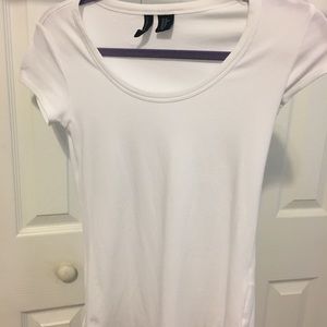 Plain White SUPER SOFT Scoop Neck Tee